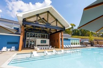 Relaxing Swimming Pool With Sundeck at Whetstone Flats, Nashville, Tennessee